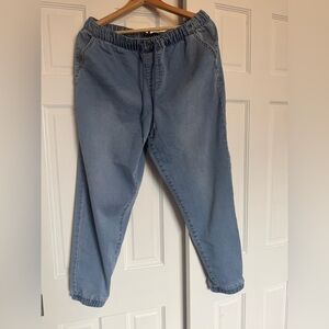 New York & Company Light BlueJ ogger Jeans Size Large